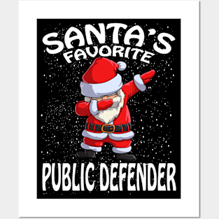 Santas Favorite Public Defender Christmas Posters and Art